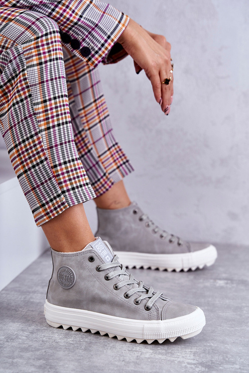 Жіночі кросівки Big Star High Warm Grey EE274114