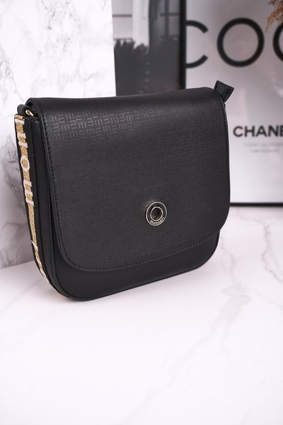 Жіноча сумка MONNARI BAG7460-M20 чорна з принтом