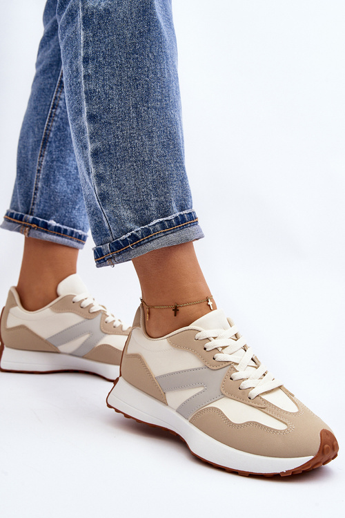 Жіноче бежеве спортивне взуття Chloette