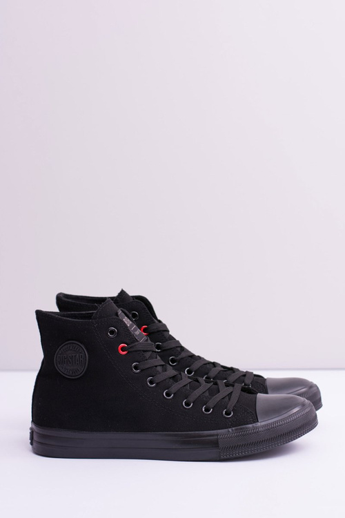 Чоловічі чорні кросівки Big Star High T174111