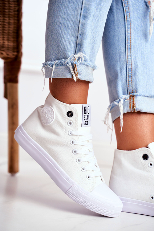 Жіночі високі кросівки Big Star FF274A171 Білі