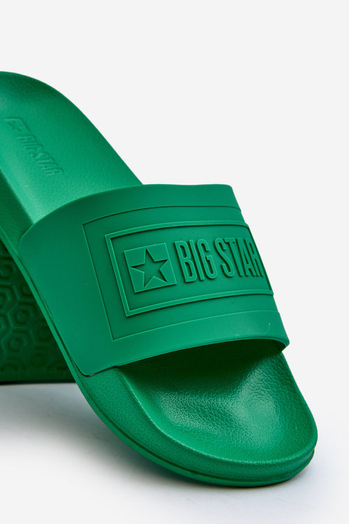Чоловічі зелені шльопанці Big Star NN174650