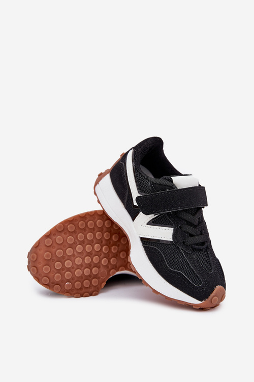 Дитячі Кросівки На Велкро Чорні Tezzu