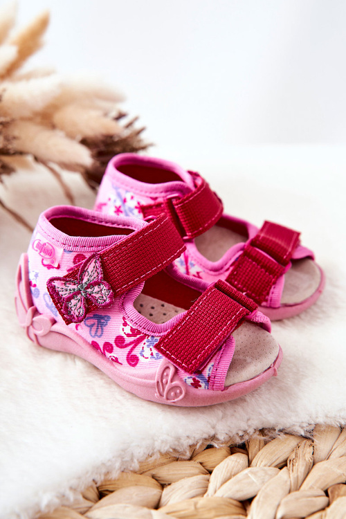 Босоніжки Velcro Befado 342P021 Рожеві