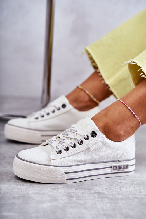 Низькі жіночі кросівки Big Star KK274014 Білі