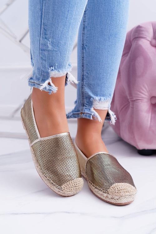 Ажурні еспадрільї Lu Boo Gold Kimchi