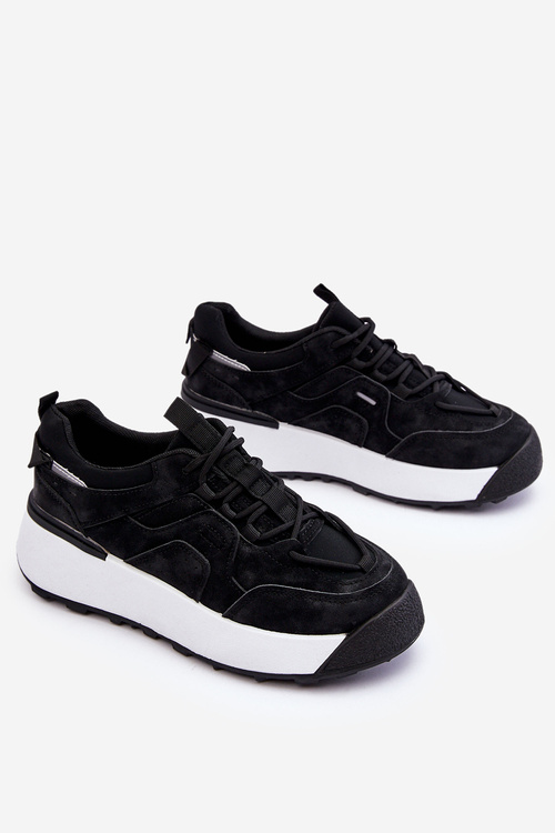 Жіноче спортивне взуття на платформі чорні Dakari