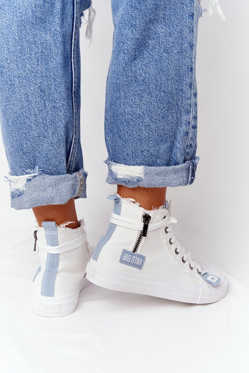 Жіночі високі кросівки Big Star HH274160 Білі