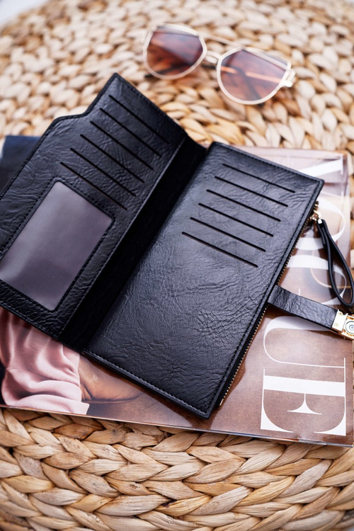 Гаманець жіночий великий чорний AD-64