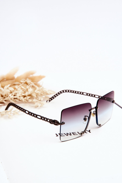 Квадратні сонцезахисні окуляри Prius V508 Темно-сріблясті