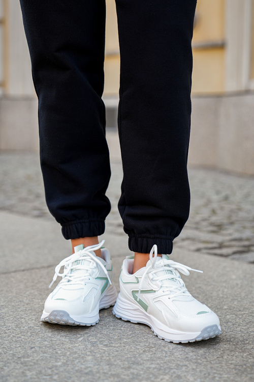 Жіноче Спортивне Взуття Big Star NN274A095 HI-POLY SYSTEM Біло-Зелене