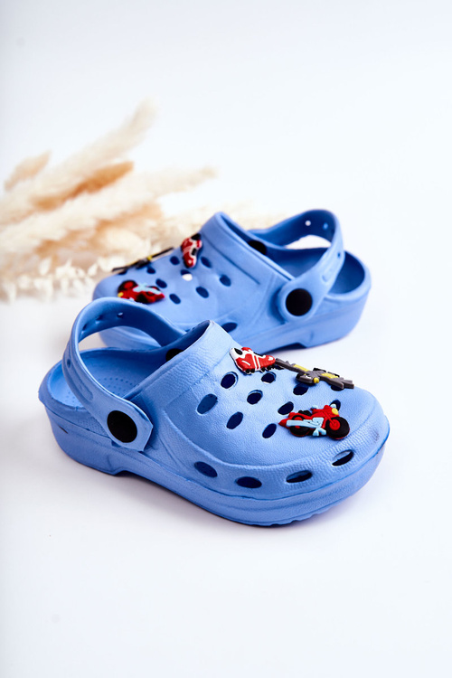 Дитячі сині тапочки Crocs Foam Blue Sailor