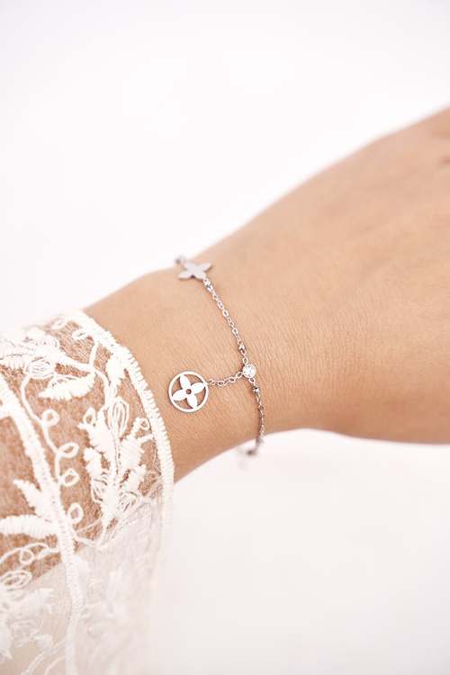 Жіночий браслет Celebrity Silver Clover Oreo
