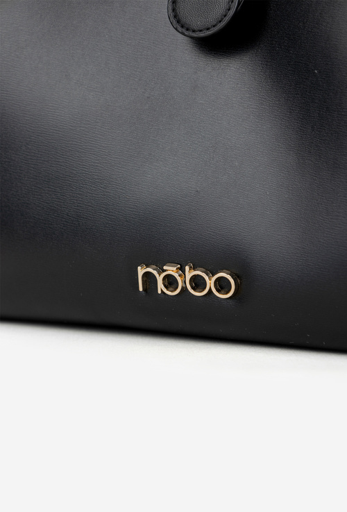 Сумка-шопер з пряжкою NOBO BAG6010-020 Чорна