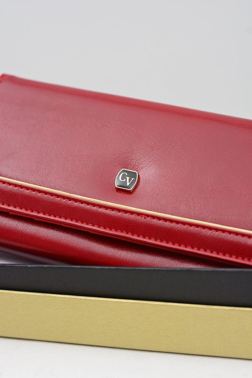 Великий жіночий червоний гаманець