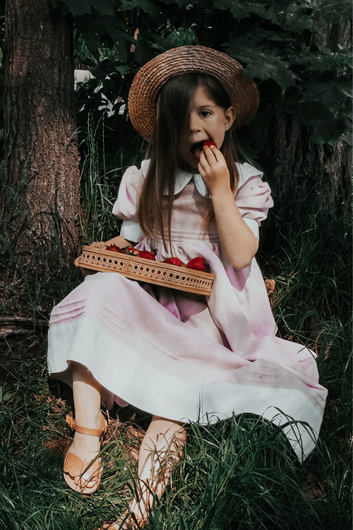 Класичні дитячі босоніжки коричневого кольору Izzy