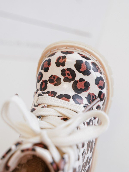 Чоботи дитячі утеплені на блискавці Доліда бежево-коричневі