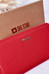 Великий шкіряний гаманець Big Star HH674003 Red