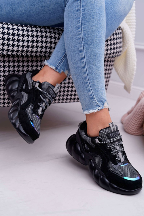 Жіноче спортивне взуття Big Star by Daniel Lopez Black Grey FF274A553