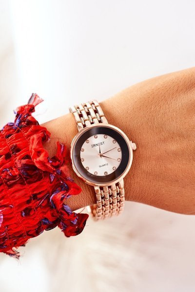 Watch On Браслет із кубічним цирконієм ERNEST Rose Gold