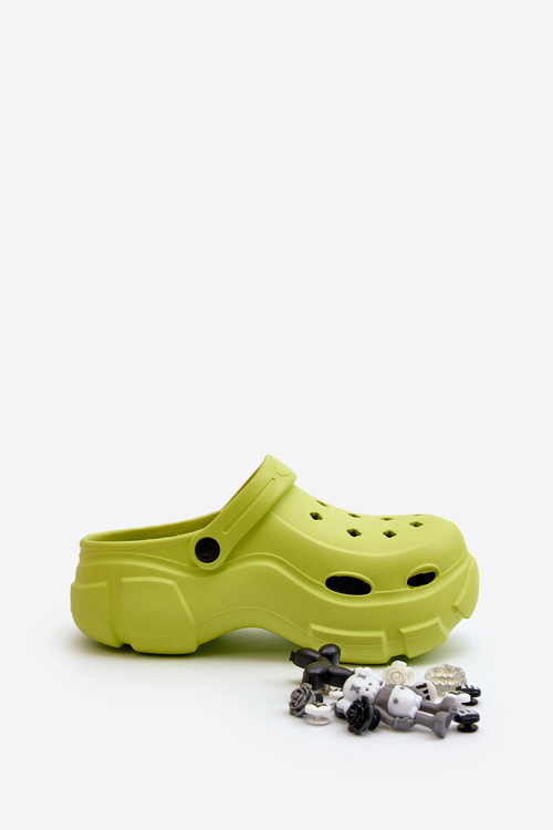 Жіночі легкі шльопанці з поролону на масивній підошві Lime Matirra