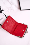 Маленький жіночий гаманець на гачку Червоний