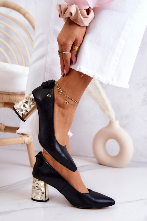 Шкіряні туфлі Maciejka 05334-01 Чорні