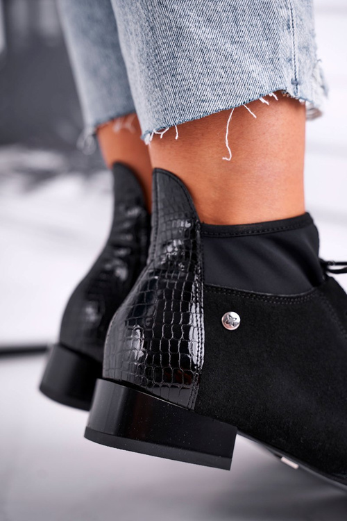 Чоботи жіночі Maciejka Leather Black 04744-20