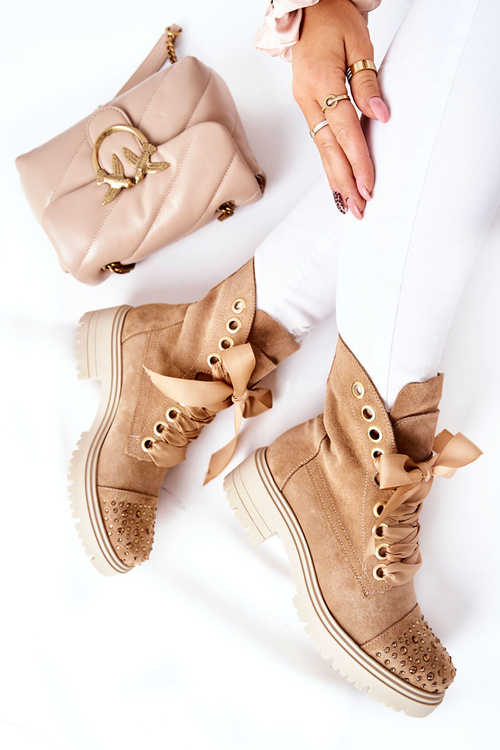 Замшеві робочі чоботи Tiered Lewski Shoes 3069 Sand