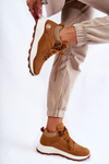 Жіноче тепле трекінгове взуття Trappers Camel Otto