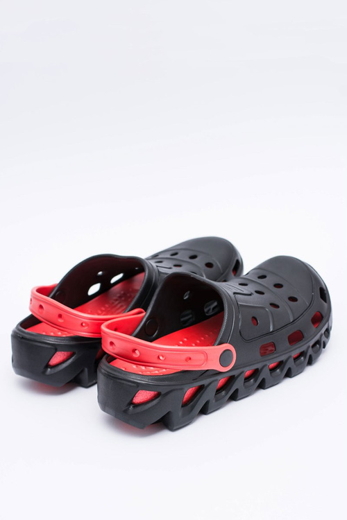 Чорні чоловічі садові легкі шльопанці Kroks Eva