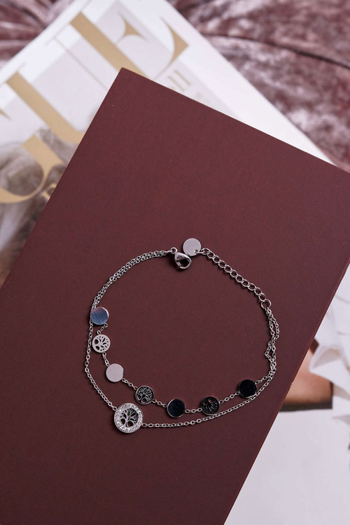 Жіночий знаменитий браслет "Срібне дерево життя".