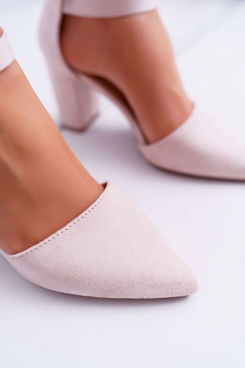 Жіночі туфлі на шпильці бежеві MadamStyle