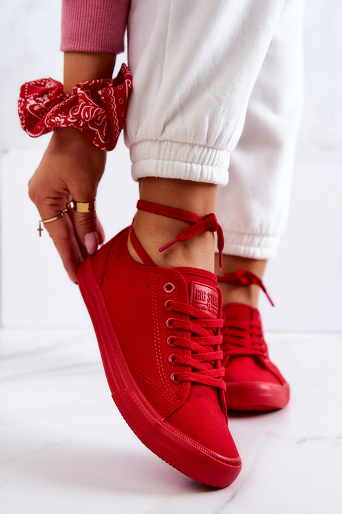 Жіночі низькі кросівки Big Star JJ274068 Червоні