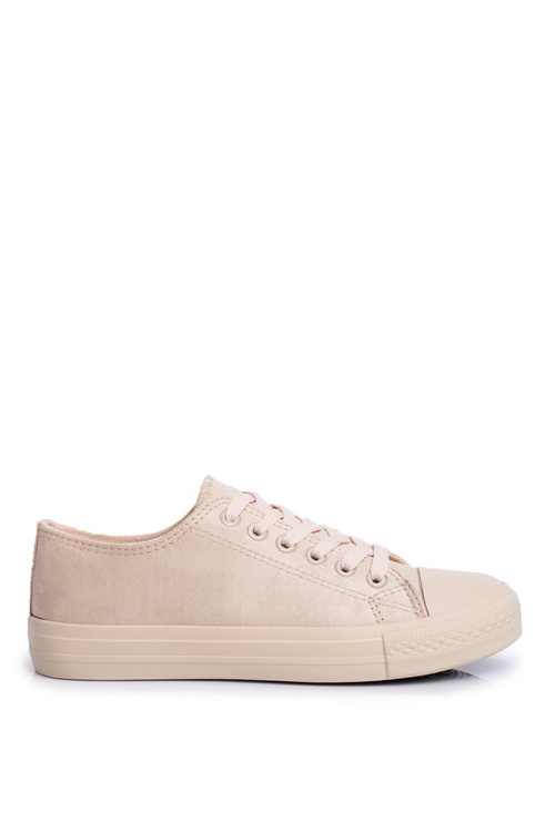 Жіночі замшеві кросівки бежеві El Paso