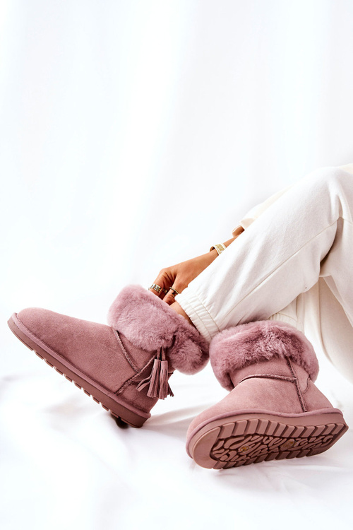 Снігові черевики Fringed Pink Sorella