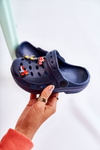 Дитячі сині тапочки Crocs Foam Navy Sailor