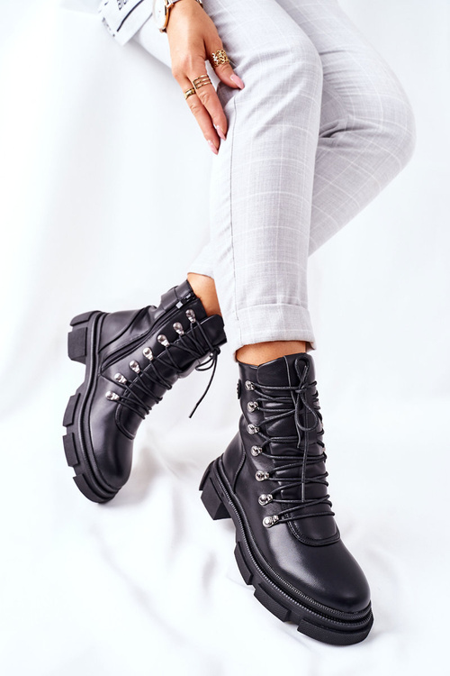 Жіночі утеплені черевики Black Perfect