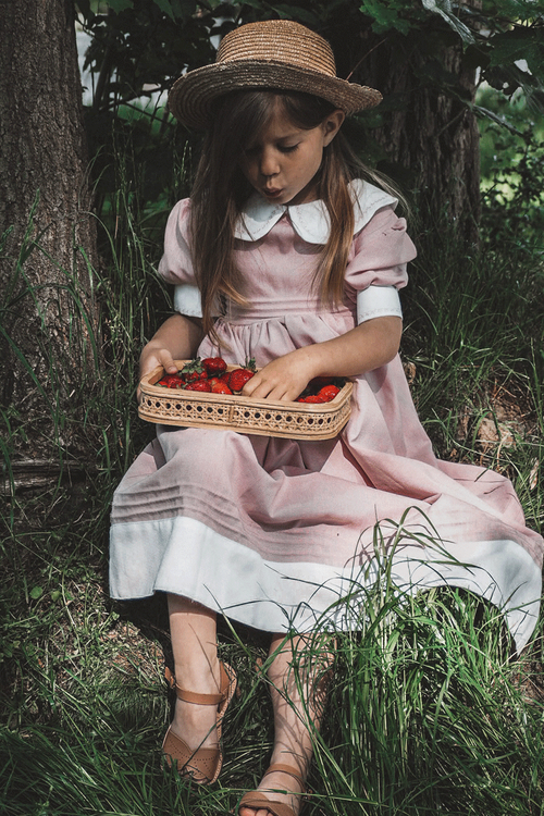 Класичні дитячі босоніжки коричневого кольору Izzy