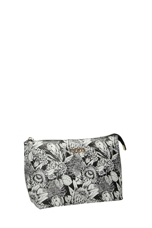 Жіноча маленька косметичка NOBO L0100-CM00 Чорно-біла