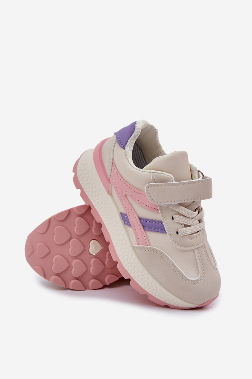 Дитячі кросівки на липучці Pink Savilia