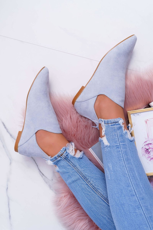 Жіночі чоботи з вирізом Lu Boo Chelsea Blue