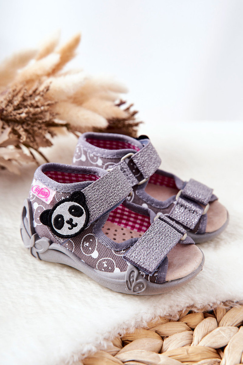 Босоніжки Velcro Befado 342P031 Сірі