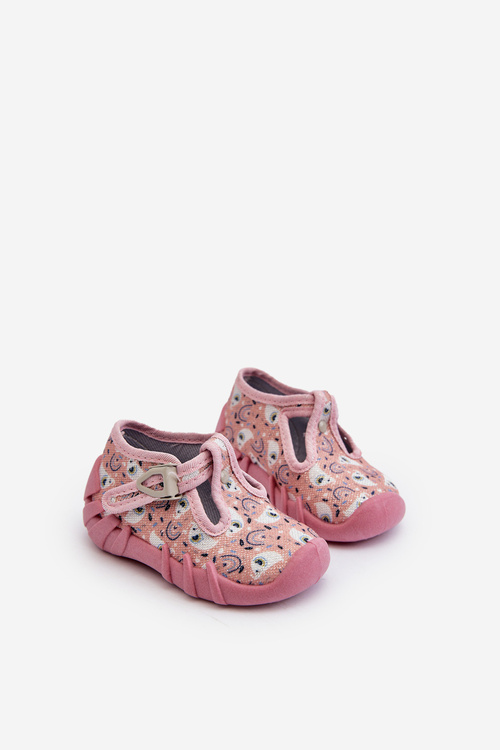 Зручні дитячі тапочки BEFADO 110N491 Рожевий