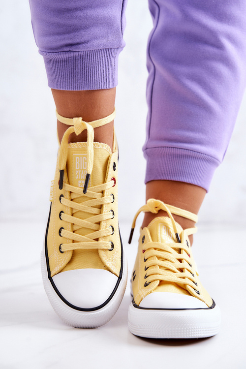 Жіночі низькі кросівки Big Star JJ274A002 жовті