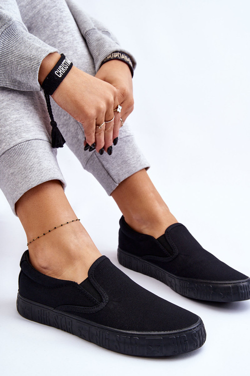 Жіночі кросівки сліпони Big Star LL274392 Чорні