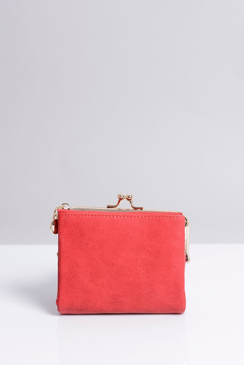 Маленький жіночий червоний гаманець