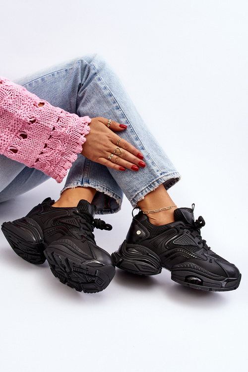 Кросівки на масивній підошві GOE NN2N4045 Чорні