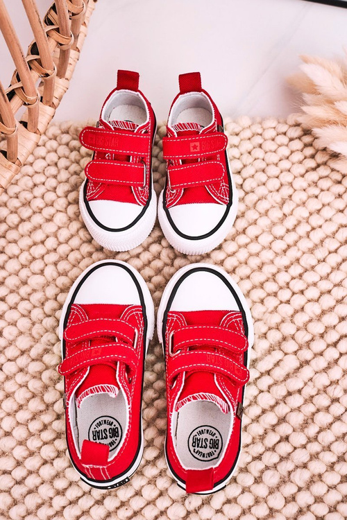 Дитячі кросівки на липучці BIG STAR HH374098 Червоні