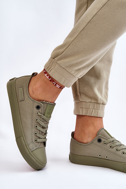 Жіночі класичні низькі кросівки Big Star LL274028 Green